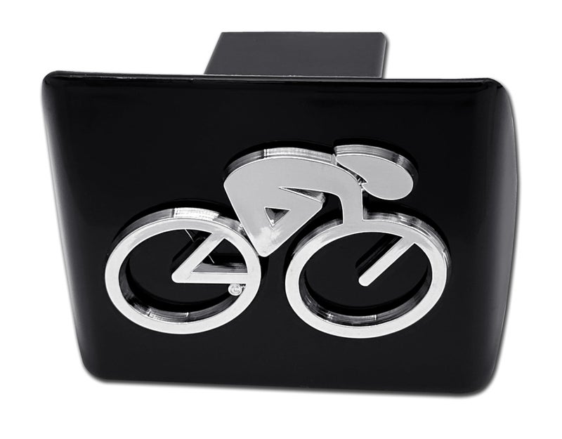 Elektroplate Cycling All Metal Black Hitch Cover for Trucks and SUVs | Fits Standard 2" Trailer Hitch Receivers | Premium Weatherproof - Image 4